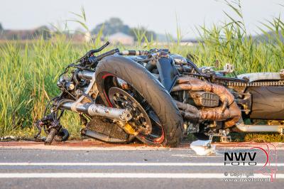 Motorrijder Komt Om Het Leven Op Kamperstraat Kamperveen. - NWVfoto