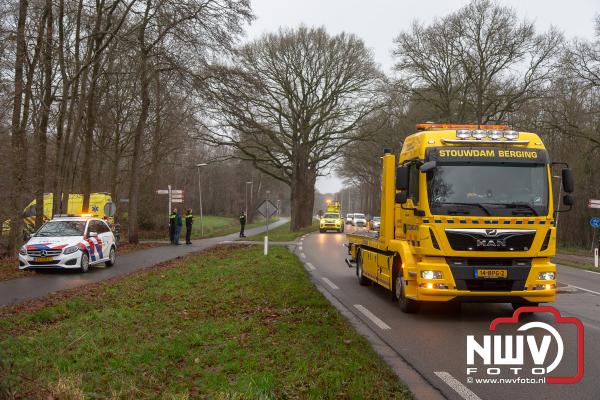 Fietsster raakt gewond op beruchte oversteekplaats N309 Eperweg â€™t Harde. - © NWVFoto.nl
