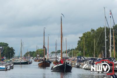 Botterdagen, binnen komst haven Elburg na middagje wedstrijdzeilen voor bedrijven op vrijdag. - © NWVFoto.nl