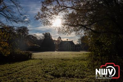 Eerste vorst in november op de landgoederen rond ' t Harde. - © NWVFoto.nl