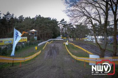 Vrijwilligers Stichting Circuit Oldebroek hebben weer een prachtig parcours gerealiseerd voor de paascross op  - © NWVFoto.nl