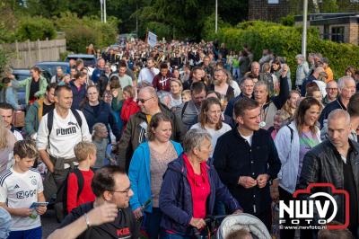 Wandelvierdaagse 2024 op 't Harde de vrijdagavond. - © NWVFoto.nl