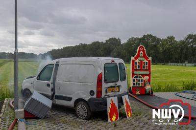 Veel activiteiten rond om de nieuwe brandweerkazerne in Oldebroek, tijdens de open dag. - © NWVFoto.nl