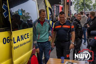 Veel activiteiten rond om de nieuwe brandweerkazerne in Oldebroek, tijdens de open dag. - © NWVFoto.nl