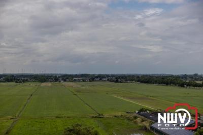 Veel activiteiten rond om de nieuwe brandweerkazerne in Oldebroek, tijdens de open dag. - © NWVFoto.nl