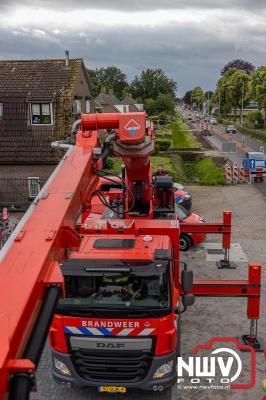 Veel activiteiten rond om de nieuwe brandweerkazerne in Oldebroek, tijdens de open dag. - © NWVFoto.nl