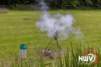 Veel activiteiten rond om de nieuwe brandweerkazerne in Oldebroek, tijdens de open dag. - © NWVFoto.nl