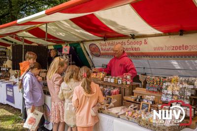 Traditioneel schapenscheren en markt tijdens het schaapscheerdersfeest bij de schaapskooi in Elspeet. - © NWVFoto.nl