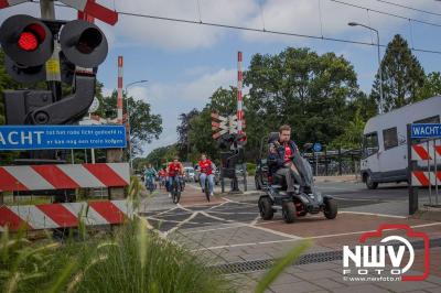 HulstFlier installateurs rond de opbrengst van Toer De Dellen 2024 af op 65000,00 euro voor de Wens Ambulance Gelderland. - © NWVFoto.nl