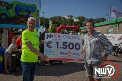 HulstFlier installateurs rond de opbrengst van Toer De Dellen 2024 af op 65000,00 euro voor de Wens Ambulance Gelderland. - © NWVFoto.nl