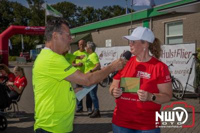 HulstFlier installateurs rond de opbrengst van Toer De Dellen 2024 af op 65000,00 euro voor de Wens Ambulance Gelderland. - © NWVFoto.nl