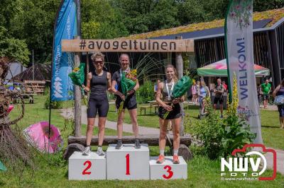 De eerste A. Vogelloop vond plaats onder prachtige weersomstandigheden, waarbij de deelnemers door de Vogeltuin en over het landgoed Zwaluwenburg in 't Harde liepen. - © NWVFoto.nl