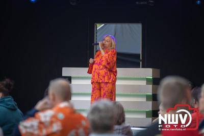 Thomas Berge kon de sfeer er wel in krijgen bij Kokki's Viert de Zomer, nadat Nederland door was naar de halve finale EK voetbal. - © NWVFoto.nl