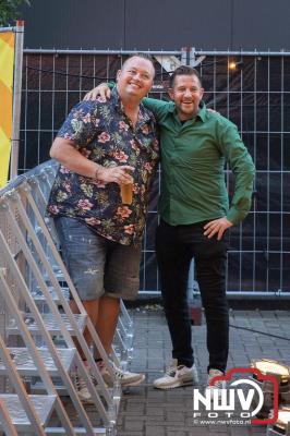 Thomas Berge kon de sfeer er wel in krijgen bij Kokki's Viert de Zomer, nadat Nederland door was naar de halve finale EK voetbal. - © NWVFoto.nl