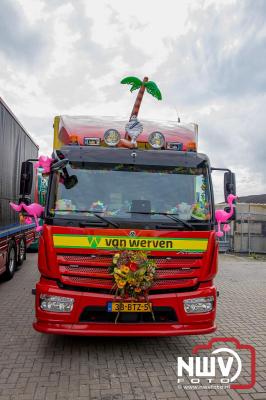 De Truckrun Noordwest Veluwe 2024 was opnieuw een groot succes met meer dan honderd vrachtwagen. - © NWVFoto.nl