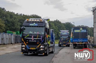 De Truckrun Noordwest Veluwe 2024 was opnieuw een groot succes met meer dan honderd vrachtwagen. - © NWVFoto.nl