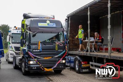 De Truckrun Noordwest Veluwe 2024 was opnieuw een groot succes met meer dan honderd vrachtwagen. - © NWVFoto.nl