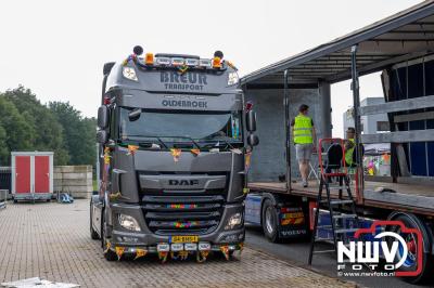 De Truckrun Noordwest Veluwe 2024 was opnieuw een groot succes met meer dan honderd vrachtwagen. - © NWVFoto.nl