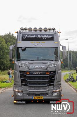 De Truckrun Noordwest Veluwe 2024 was opnieuw een groot succes met meer dan honderd vrachtwagen. - © NWVFoto.nl