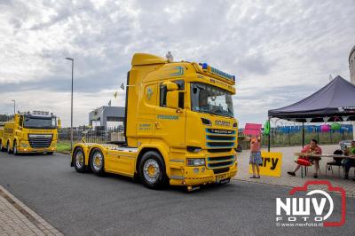 De Truckrun Noordwest Veluwe 2024 was opnieuw een groot succes met meer dan honderd vrachtwagen. - © NWVFoto.nl