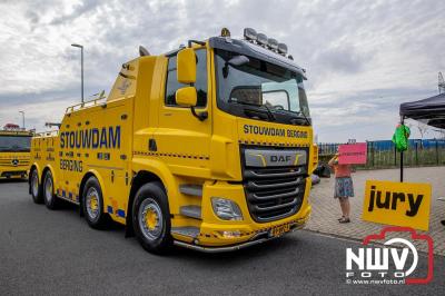 De Truckrun Noordwest Veluwe 2024 was opnieuw een groot succes met meer dan honderd vrachtwagen. - © NWVFoto.nl