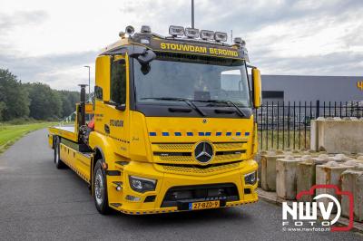 De Truckrun Noordwest Veluwe 2024 was opnieuw een groot succes met meer dan honderd vrachtwagen. - © NWVFoto.nl