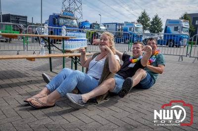 De Truckrun Noordwest Veluwe 2024 was opnieuw een groot succes met meer dan honderd vrachtwagen. - © NWVFoto.nl