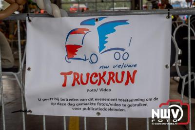 De Truckrun Noordwest Veluwe 2024 was opnieuw een groot succes met meer dan honderd vrachtwagen. - © NWVFoto.nl