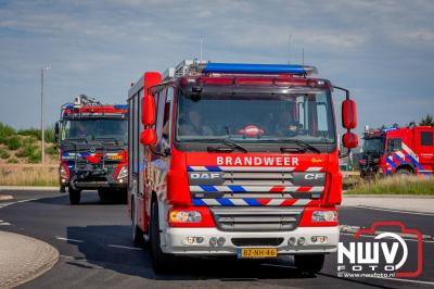 De Truckrun Noordwest Veluwe 2024 was opnieuw een groot succes met meer dan honderd vrachtwagen. - © NWVFoto.nl