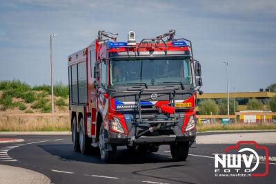 De Truckrun Noordwest Veluwe 2024 was opnieuw een groot succes met meer dan honderd vrachtwagen. - © NWVFoto.nl