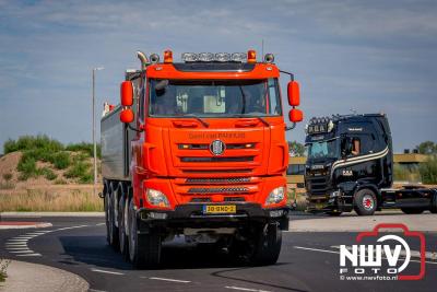 De Truckrun Noordwest Veluwe 2024 was opnieuw een groot succes met meer dan honderd vrachtwagen. - © NWVFoto.nl