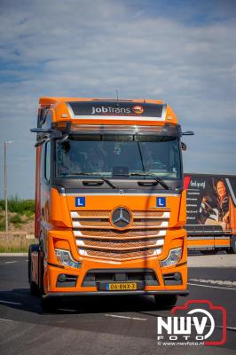 De Truckrun Noordwest Veluwe 2024 was opnieuw een groot succes met meer dan honderd vrachtwagen. - © NWVFoto.nl