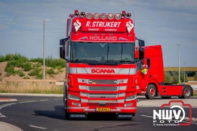 De Truckrun Noordwest Veluwe 2024 was opnieuw een groot succes met meer dan honderd vrachtwagen. - © NWVFoto.nl