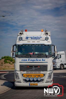 De Truckrun Noordwest Veluwe 2024 was opnieuw een groot succes met meer dan honderd vrachtwagen. - © NWVFoto.nl