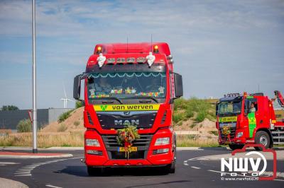 De Truckrun Noordwest Veluwe 2024 was opnieuw een groot succes met meer dan honderd vrachtwagen. - © NWVFoto.nl