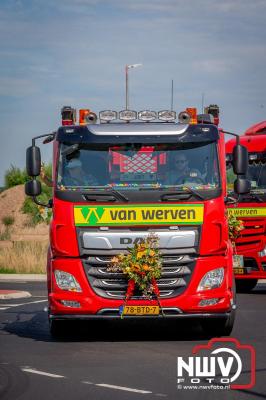 De Truckrun Noordwest Veluwe 2024 was opnieuw een groot succes met meer dan honderd vrachtwagen. - © NWVFoto.nl