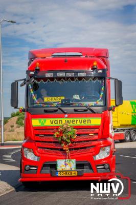 De Truckrun Noordwest Veluwe 2024 was opnieuw een groot succes met meer dan honderd vrachtwagen. - © NWVFoto.nl