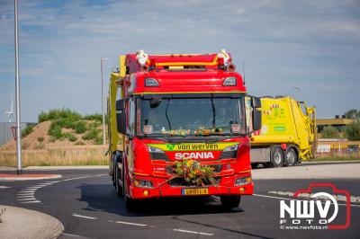 De Truckrun Noordwest Veluwe 2024 was opnieuw een groot succes met meer dan honderd vrachtwagen. - © NWVFoto.nl