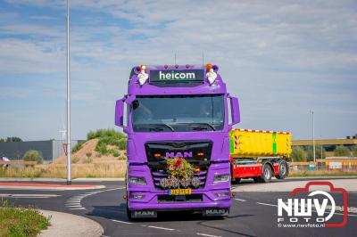 De Truckrun Noordwest Veluwe 2024 was opnieuw een groot succes met meer dan honderd vrachtwagen. - © NWVFoto.nl