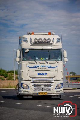 De Truckrun Noordwest Veluwe 2024 was opnieuw een groot succes met meer dan honderd vrachtwagen. - © NWVFoto.nl