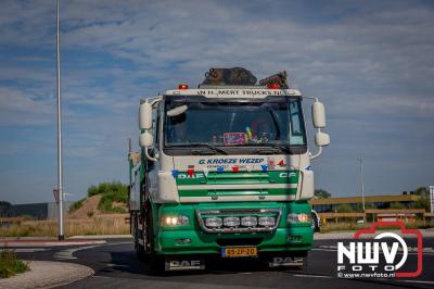 De Truckrun Noordwest Veluwe 2024 was opnieuw een groot succes met meer dan honderd vrachtwagen. - © NWVFoto.nl