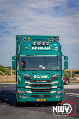 De Truckrun Noordwest Veluwe 2024 was opnieuw een groot succes met meer dan honderd vrachtwagen. - © NWVFoto.nl