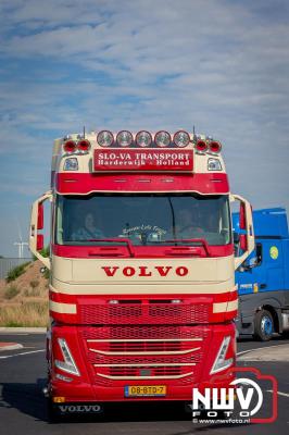 De Truckrun Noordwest Veluwe 2024 was opnieuw een groot succes met meer dan honderd vrachtwagen. - © NWVFoto.nl