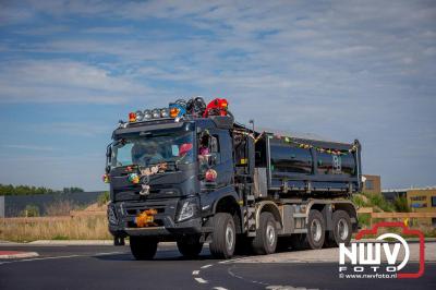 De Truckrun Noordwest Veluwe 2024 was opnieuw een groot succes met meer dan honderd vrachtwagen. - © NWVFoto.nl