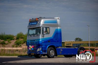 De Truckrun Noordwest Veluwe 2024 was opnieuw een groot succes met meer dan honderd vrachtwagen. - © NWVFoto.nl