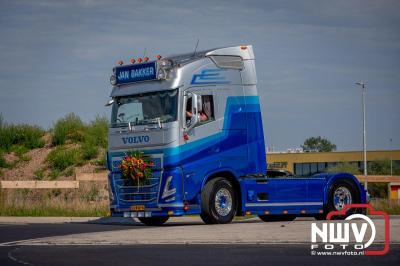 De Truckrun Noordwest Veluwe 2024 was opnieuw een groot succes met meer dan honderd vrachtwagen. - © NWVFoto.nl