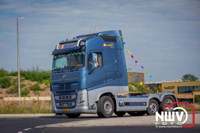 De Truckrun Noordwest Veluwe 2024 was opnieuw een groot succes met meer dan honderd vrachtwagen. - © NWVFoto.nl