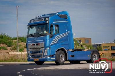 De Truckrun Noordwest Veluwe 2024 was opnieuw een groot succes met meer dan honderd vrachtwagen. - © NWVFoto.nl