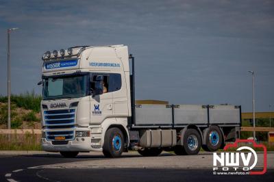 De Truckrun Noordwest Veluwe 2024 was opnieuw een groot succes met meer dan honderd vrachtwagen. - © NWVFoto.nl