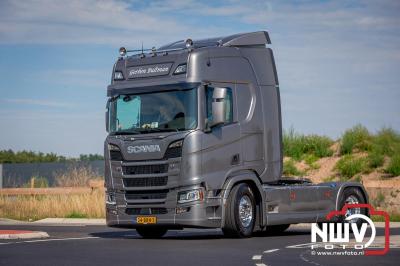 De Truckrun Noordwest Veluwe 2024 was opnieuw een groot succes met meer dan honderd vrachtwagen. - © NWVFoto.nl